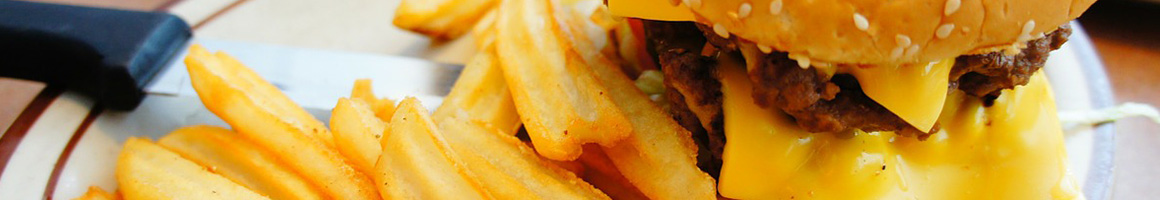 Eating American (Traditional) Burger Fast Food at Hi-Life Burgers restaurant in South Pasadena, CA.